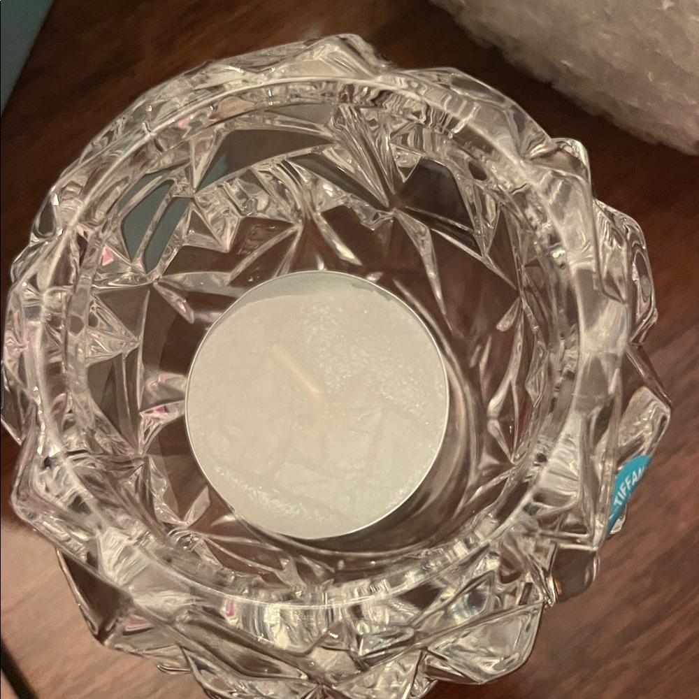 Tiffany crystal votive’s.  Never been used comes with original box (2) - Picture 5 of 5
